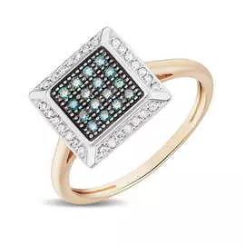 Золотое кольцо c бриллиантами