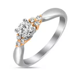 Золотое кольцо c бриллиантами