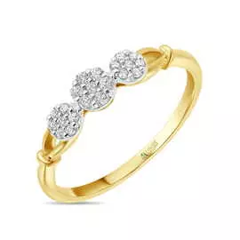 Золотое кольцо c бриллиантами