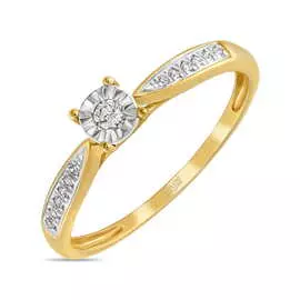 Золотое Кольцо c бриллиантами