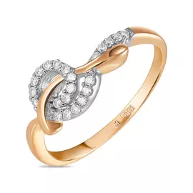 Золотое кольцо c бриллиантами