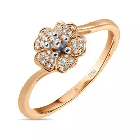 Золотое кольцо c бриллиантами