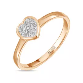 Золотое кольцо c бриллиантами