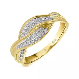 Золотое кольцо c бриллиантами