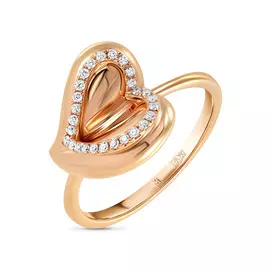 Золотое кольцо c бриллиантами