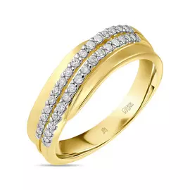 Золотое кольцо c бриллиантами