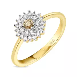 Золотое кольцо c бриллиантами