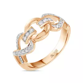 Золотое кольцо c бриллиантами