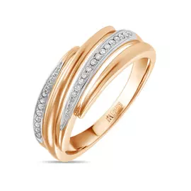 Золотое кольцо c бриллиантами