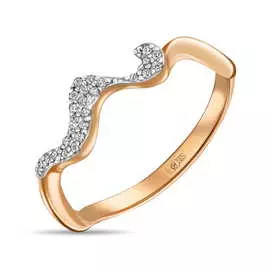 Золотое кольцо c бриллиантами