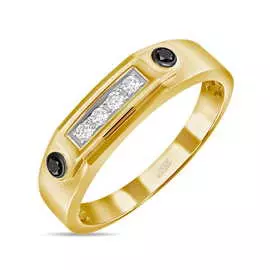 Золотое кольцо c бриллиантами