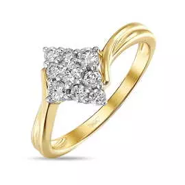 Золотое Кольцо c бриллиантами