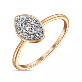 Золотое кольцо c бриллиантами