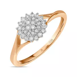 Золотое кольцо c бриллиантами