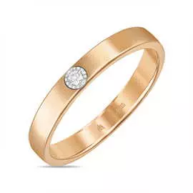 Золотое кольцо c бриллиантом