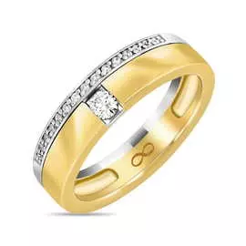 Золотое кольцо c бриллиантами