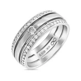 Золотое кольцо c бриллиантами