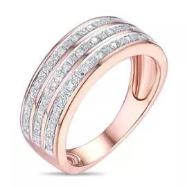 Золотое кольцо c бриллиантами