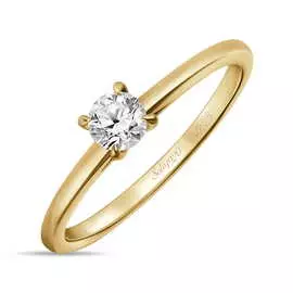 Золотое Кольцо c бриллиантом