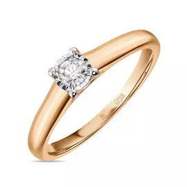Золотое Кольцо c бриллиантом