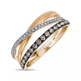 Золотое кольцо c бриллиантами