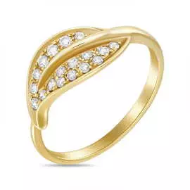 Золотое кольцо c бриллиантами