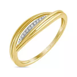 Золотое кольцо c бриллиантами