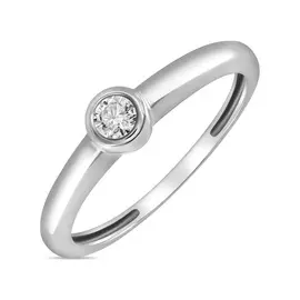 Золотое кольцо c бриллиантом