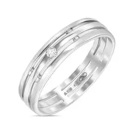 Золотое кольцо c бриллиантом