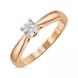 Золотое Кольцо c бриллиантом