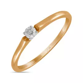 Золотое Кольцо c бриллиантом