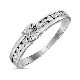 Золотое кольцо c бриллиантом