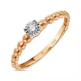 Золотое Кольцо c бриллиантом