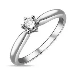 Золотое кольцо c бриллиантом