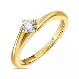 Золотое Кольцо c бриллиантом