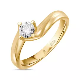 Золотое Кольцо c бриллиантом