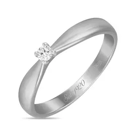 Золотое кольцо c бриллиантом