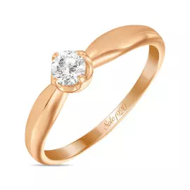 Золотое Кольцо c бриллиантом