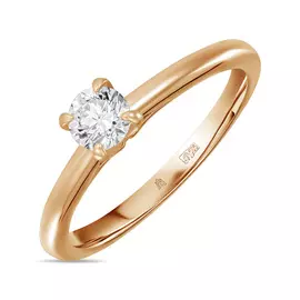 Золотое Кольцо c бриллиантом