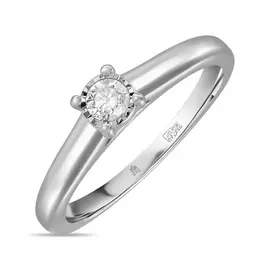 Золотое кольцо c бриллиантом