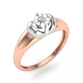 Золотое Кольцо c бриллиантом