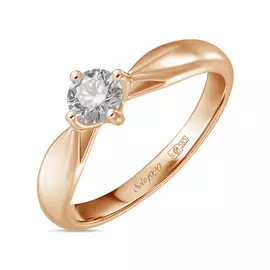 Золотое Кольцо c бриллиантом