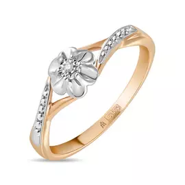 Золотое Кольцо c бриллиантом