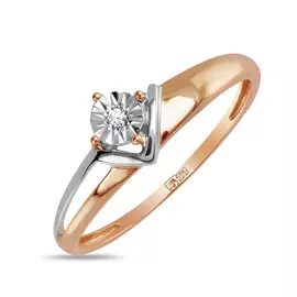 Золотое Кольцо c бриллиантом