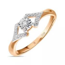 Золотое Кольцо c бриллиантом