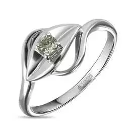 Золотое кольцо c бриллиантом