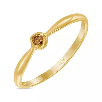 Золотое кольцо c бриллиантом