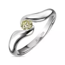 Золотое кольцо c бриллиантом