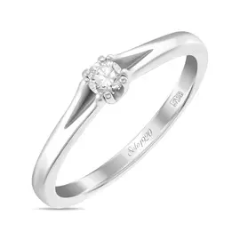 Золотое кольцо c бриллиантом