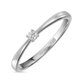 Золотое кольцо c бриллиантом